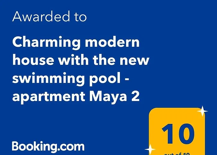 Daire Charming Modern House With The New Swimming Pool - Maya 2 *